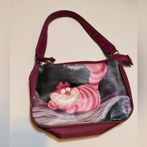 Cheshire Cat Themed Pink Shoulder Bag